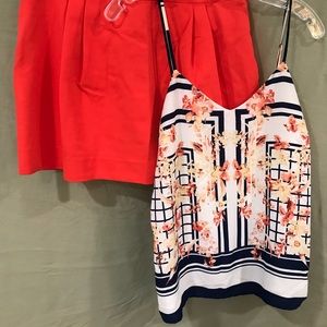 Skies are blue printed blouse